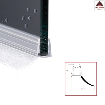 Guarnizione box doccia profilo ricambio trasparente pvc vetro spessore 6-8 mm