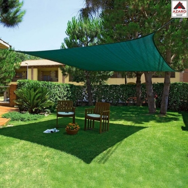 SOLE Vela quadrata tenda ombreggiante telo sole ombra giardino parasole 3 3.6 5 mt 