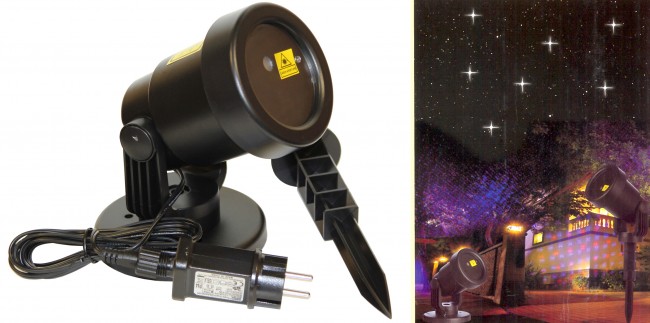 Faro Proiettore Luci Natalizie.Proiettore Laser Natale Luci Di Paesaggio Faro 2 Colori Con Sensore Crepuscolare