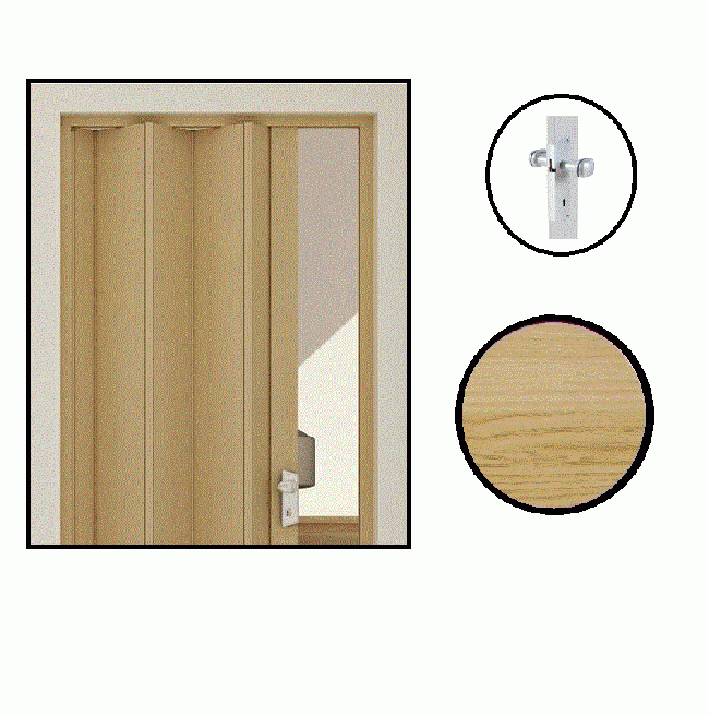 Porta a soffietto in PVC fatta su misura porta interna scorrevole  reversibile