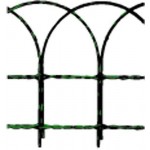 Rete ornamentale cavallino plasticata verde mt 10 - h 40 cm