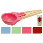 Cucchiaio per gelato dosatore porzionatore palla a leva in plastica 4 colori