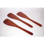 Cucchiaio in legno leccapentole spatola cucina cm 13 set 3 pz