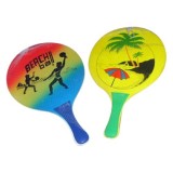 Racchette mare 25 cm con palla gioco tennis estate sport spiaggia