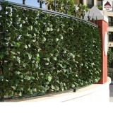 Siepe finta artificiale 1.5x3 sempreverde foglia lauro sintetica per recinzione