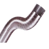 Tubo flessibile estensibile x aspirazione in alluminio diametro 160 mm h. 90
