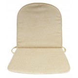 PZ 8 - cuscino x sedia schienale basso double beige spessore 2 cm