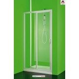 Porta per box doccia a nicchia 1 anta scorrevole in pvc su misura 120-110 cm