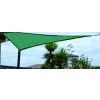 Vela telo ombreggiante rete ombra 90% verde triangolare mt. 3x3x3