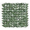 Siepe artificiale verde ombreggiante frangivista foglie arella h 100 x 300 cm