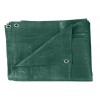 Telone copertura copritutto ombreggiante pesante con occhielli verde mt 6x8 lavabile