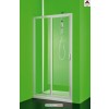 Porta per box doccia a nicchia parete 1 anta scorrevole in pvc su misura 130-120