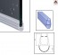 Guarnizione box doccia mt. 2 pvc ricambio per vetri spessore 6-8 mm trasparente