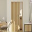 Porta a soffietto su misura in PVC cedro effetto legno da interno scorrevole