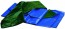 Teloni antistrappo pesanti bicolor blu/verde 6x10 m