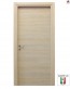 Porta interna a battente legno mdf laminato reversibile rovere sbiancato 210x90 cm