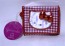 Mini portafoglio rosso originale hello kitty camomilla sanrio ragazza