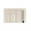 Porta a soffietto su misura in PVC con vetrini bianca scorrevole da interno